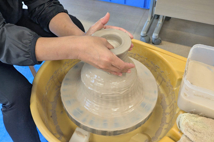 ロクロ陶芸 池田町創造館